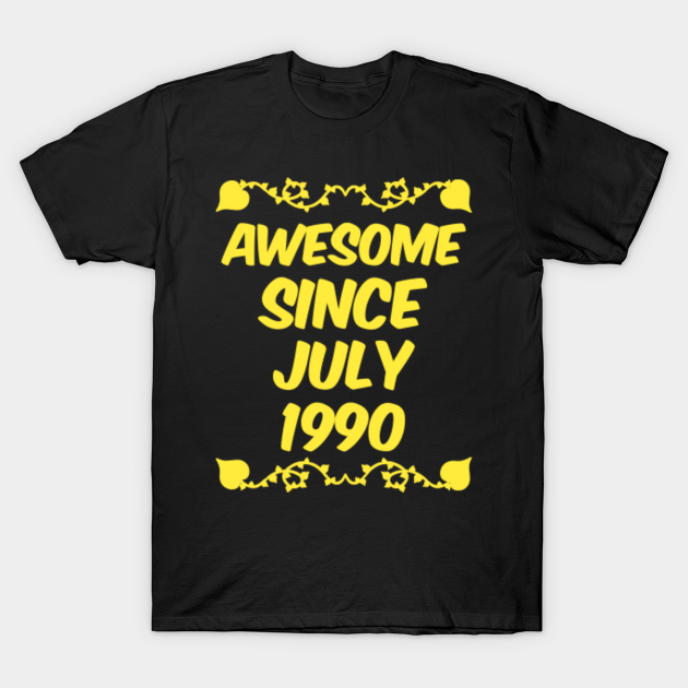 Discover Awesome since july 1990 - Awesome Gift - T-Shirt