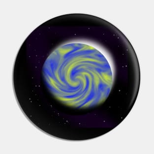 Stormy planet Pin