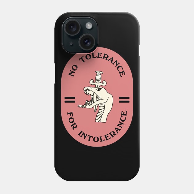 No Tolerance for Intolerance Phone Case by Football from the Left