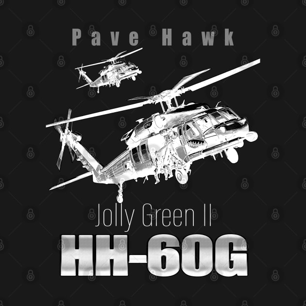 Pave Hawk HH-60G Search and Rescue Helicopter Us Navy Air Force by aeroloversclothing