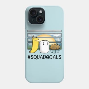 Squad Goals Black text for Light shirts Phone Case