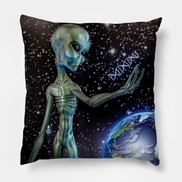 Alien Life Pillow by rolffimages