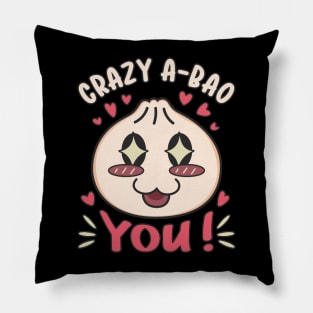 Crazy A-Bao You Kawaii Dumpling Love Pun Pillow