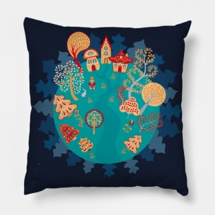 Fairytale Planet Pillow