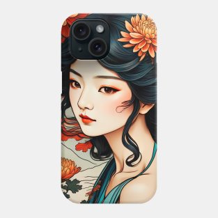 Floral nature woman Phone Case