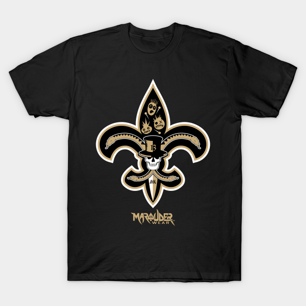 NOLA FB? How about NOLA Vodoo-saints? - New Orleans Saints - T-Shirt