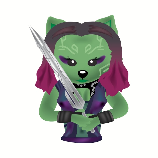 Gamora by sebstgelais