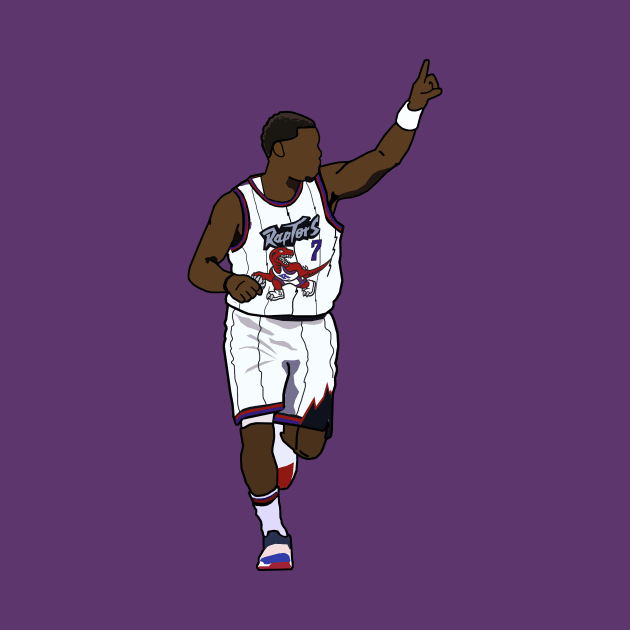 Kyle Lowry Throwback Toronto Raptors by xavierjfong