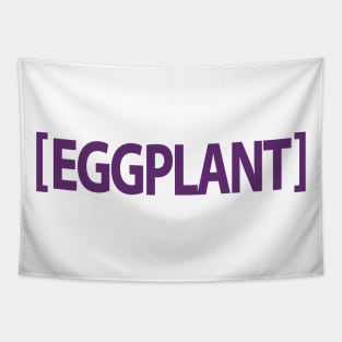 Eggplant Emoji Dad Tapestry