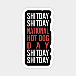 National Hot Dog Day Magnet