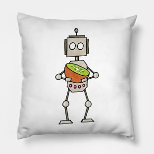 Kiwi Robot Pillow