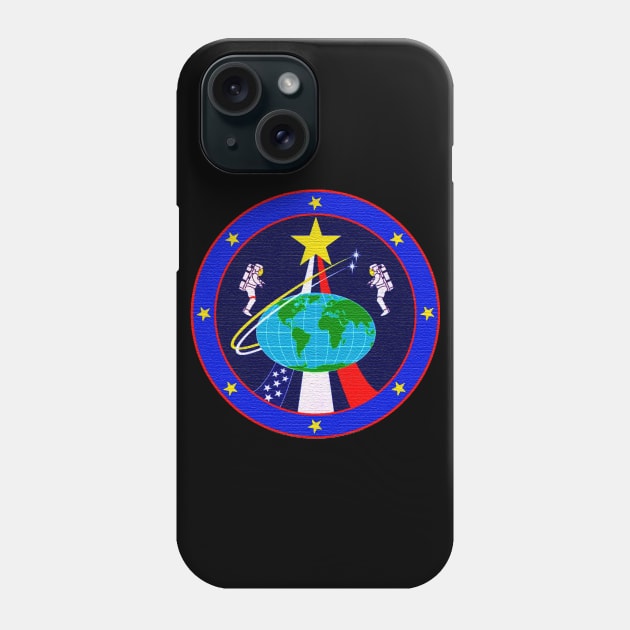 Black Panther Art - NASA Space Badge 55 Phone Case by The Black Panther