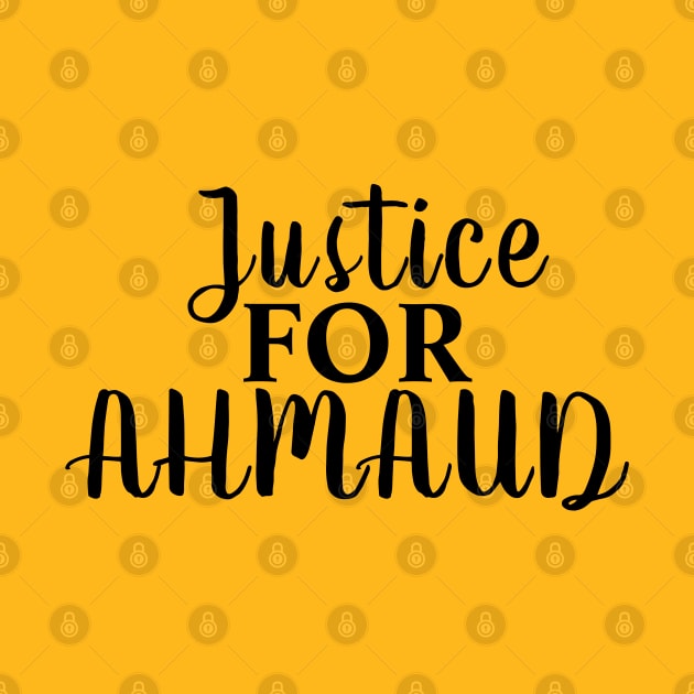 JUSTICE FOR AHMAUD by Eldorado Store