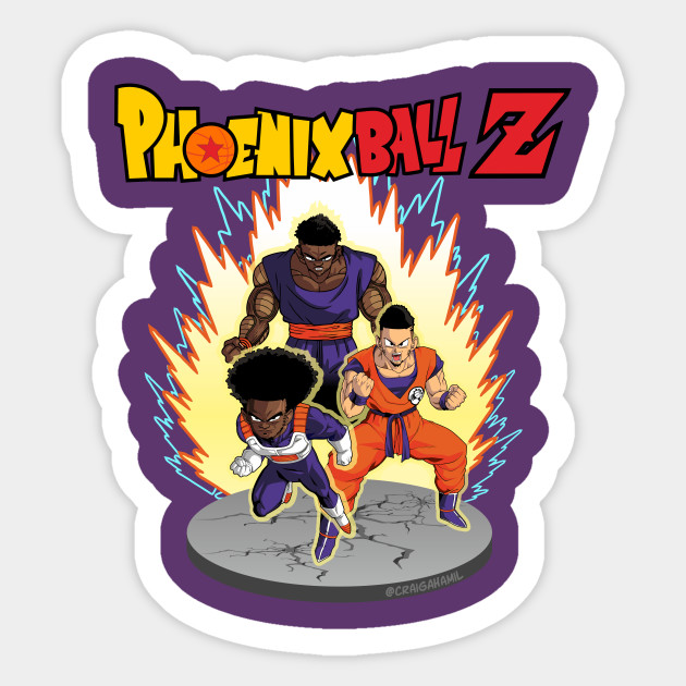 Phoenix Suns Dragon Ball Z Phoenix Suns Sticker Teepublic