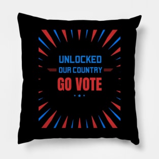 Unlocked Our Country, Go Vote Pillow