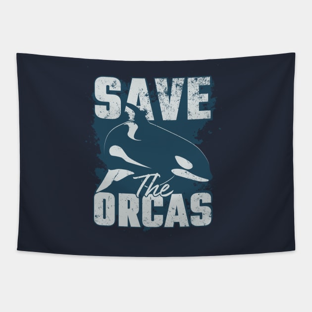 Save the Orcas Tapestry by Mirksaz