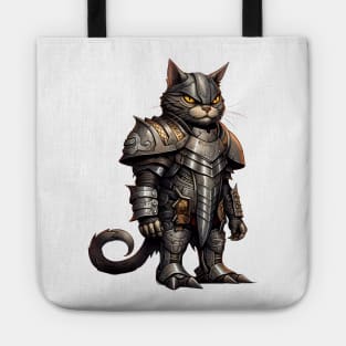 Cat In Armor Tote