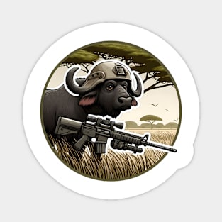 African Buffalo Tactical Magnet
