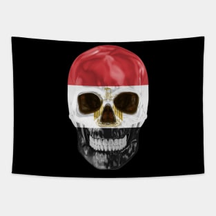 Egypt Flag Skull - Gift for Egyptian With Roots From Egypt Tapestry