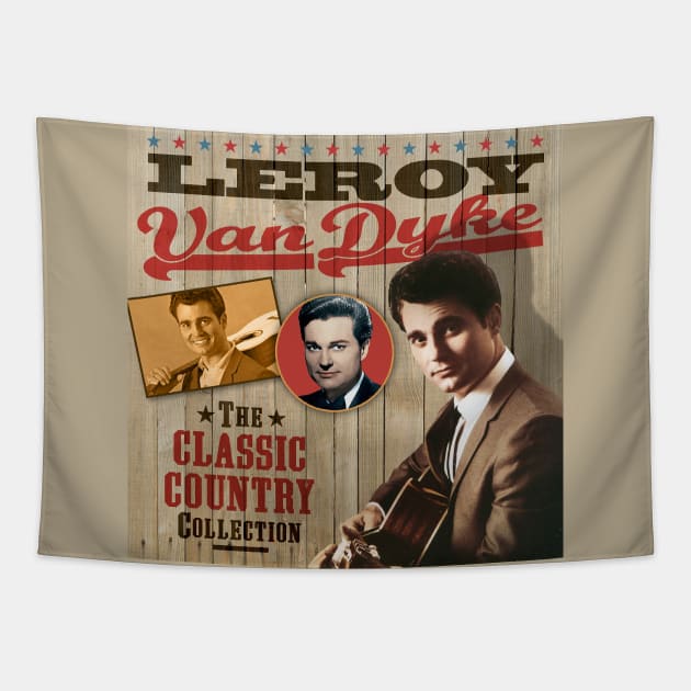 Leroy Van Dyke - The Classic Country Collection Tapestry by PLAYDIGITAL2020