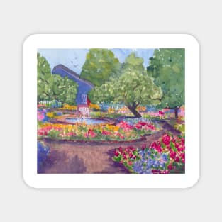 Prescott Park Portsmouth NH card Magnet