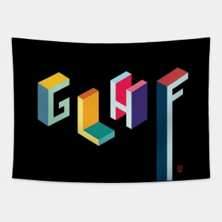 GLHF (Good Luck Have Fun!) Tapestry