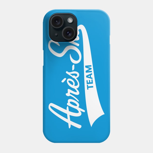 Après-Ski – Team (Lettering / Apres Ski / Apresski / White) Phone Case by MrFaulbaum