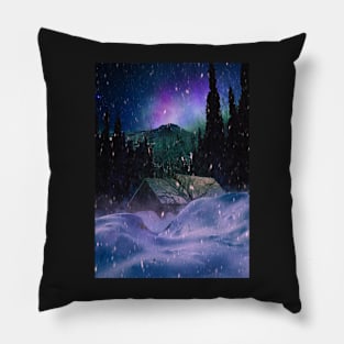 Northern Lights and Snow Pillow