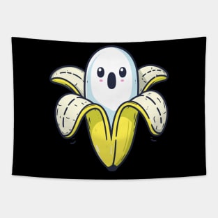 Boonana Funny Cute Banana Ghost Halloween Banana Lover Tapestry