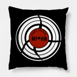 Make Music Not War (Light) Pillow