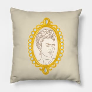 Frida Kahlo Cameo Pin Pillow