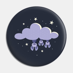 Dreaming bats Pin