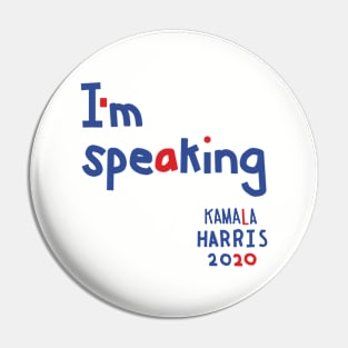 Small Im Speaking says Kamala Harris Pin