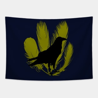 Crow and Feathers Tapestry