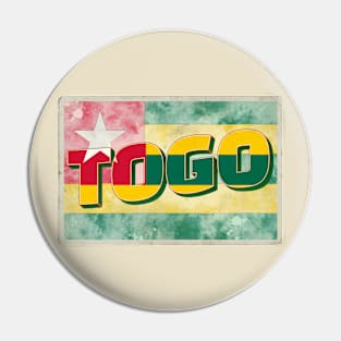 Togo vintage style retro souvenir Pin