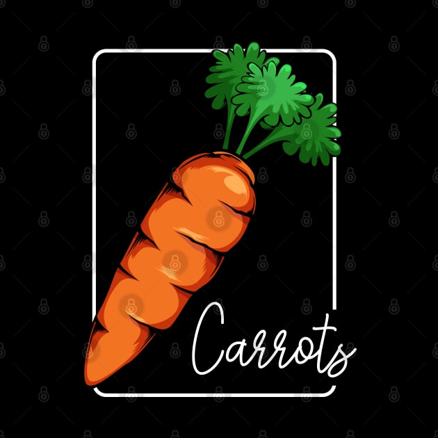 Carrots - Carrot Healthy Vegetable Food Vegan by Lumio Gifts