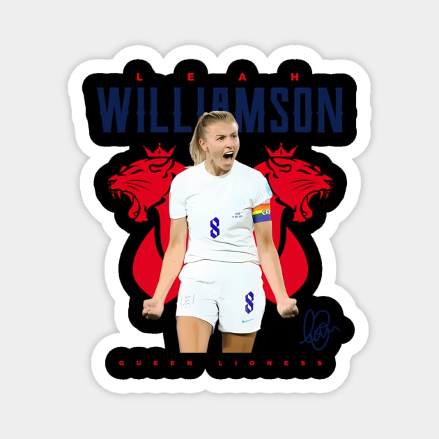 Leah Williamson Magnet by keng-dela