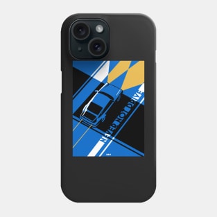 911 Turbo: Never Not Drive (Blue) Phone Case