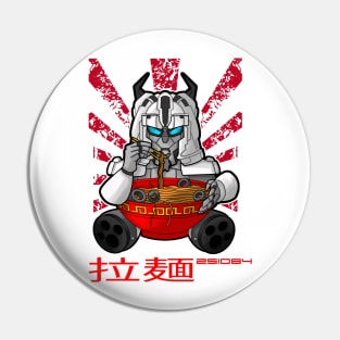 Kawaii Japanese anime ramen mecha Pin