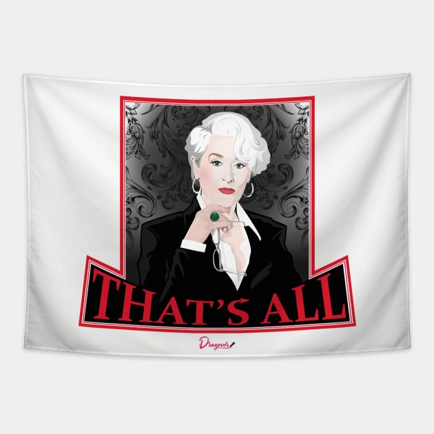 Miranda Priestly from El diablo viste a la moda Tapestry by dragover