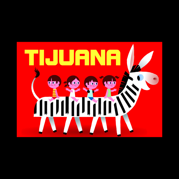 Tijuana Zebra Donkey by MEXOPOLIS