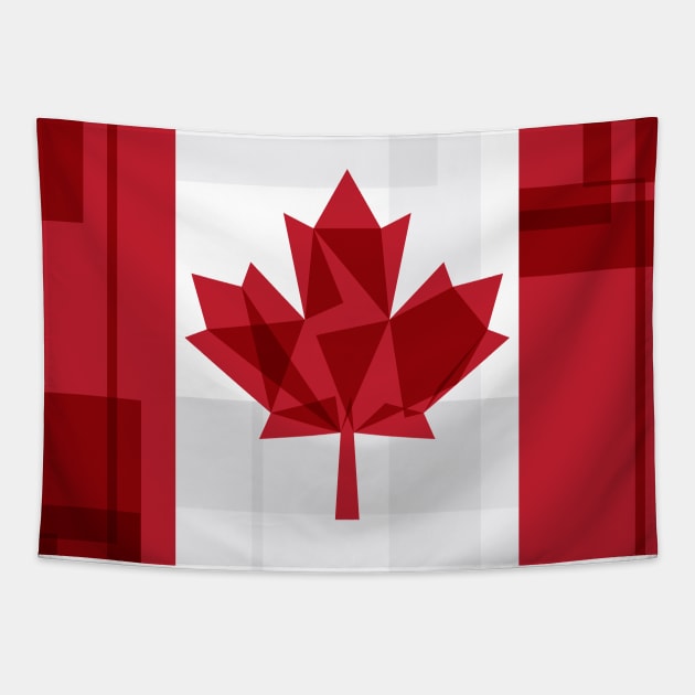 O Canada flag Tapestry by fimbis