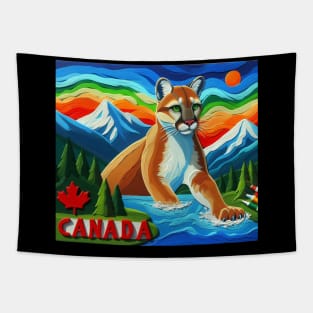 Mountain Lion Canada . Tapestry