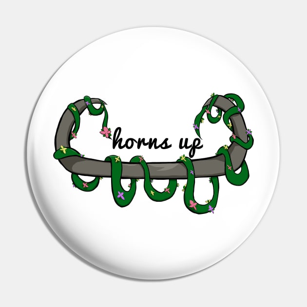 Horns Up Pin by nochi