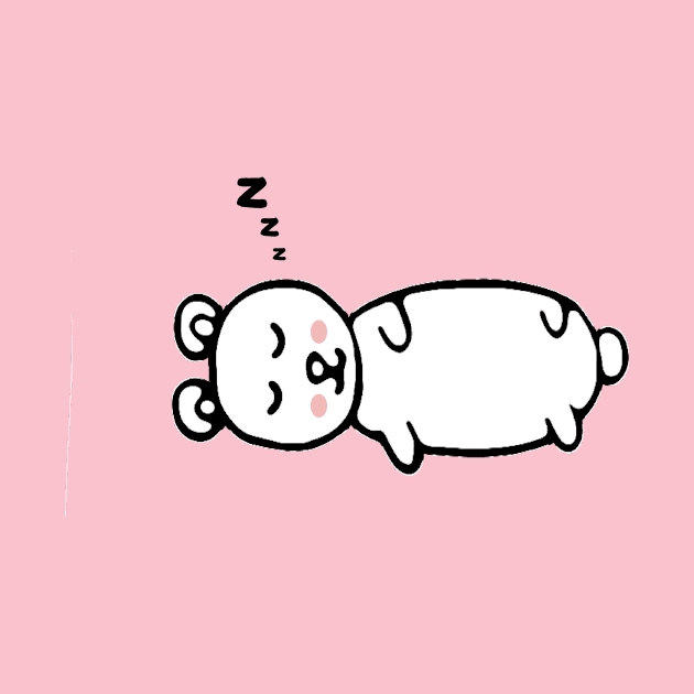 Sleeping Cute by LivTiv Tees