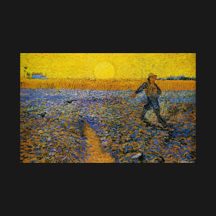 The Sower, 1889 by Vincent Van Gogh - painting impressionist vintage old T-Shirt