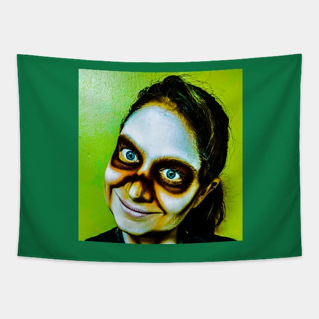 Ghoul Stare Tapestry by sarahkathart90