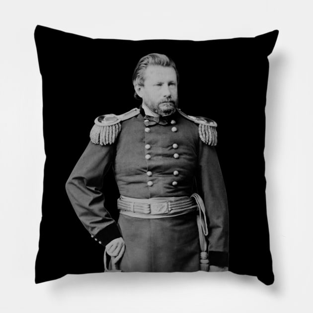 General Albert Myer Portrait - Signal Corps Founder Pillow by warishellstore