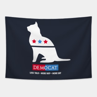 Demo Cat - Funny Election T-Shirt Tapestry