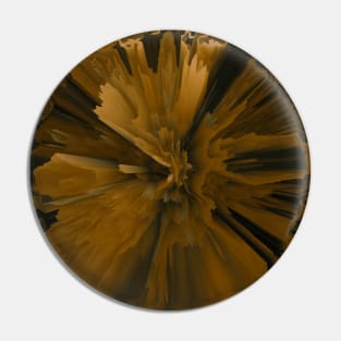 Brown Burled Wood Acrylic Fluid Pour Pin